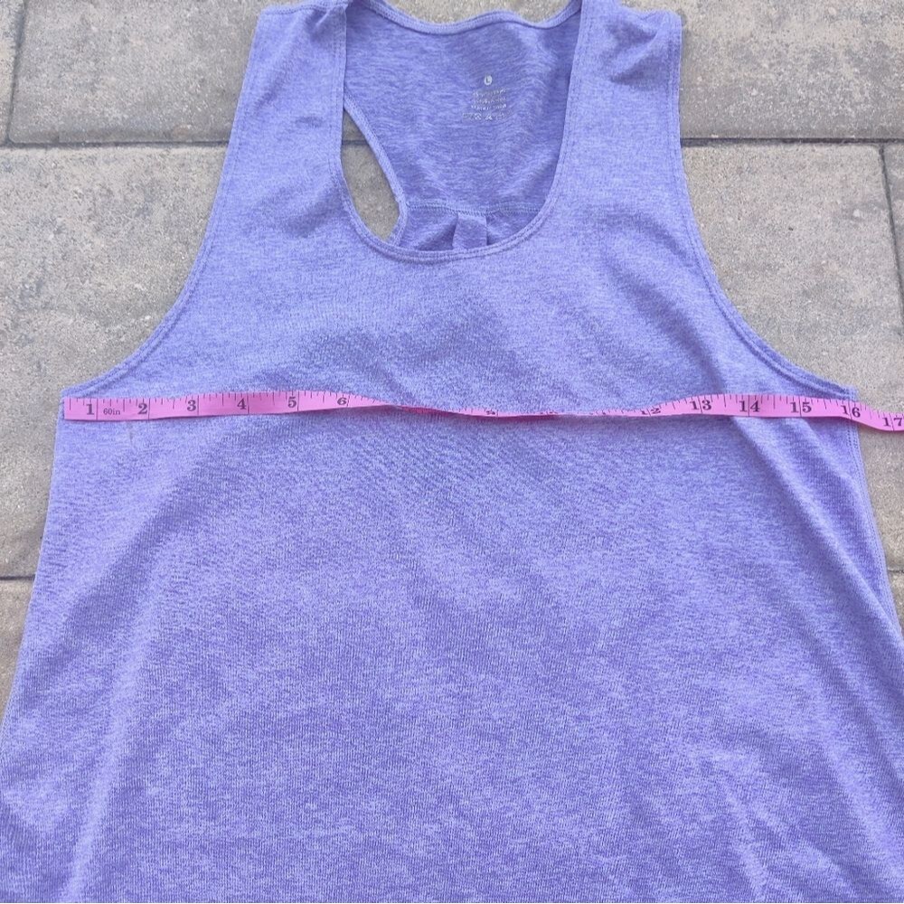 Purple Tank Top and Patterned Leggings Set - Picture 6 of 12